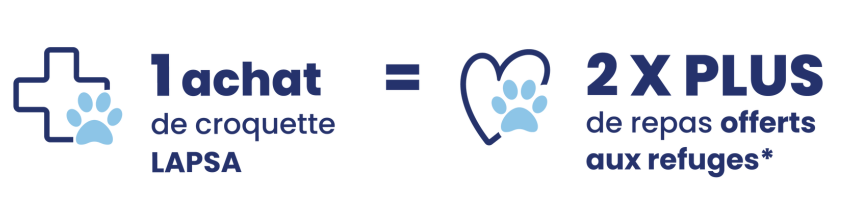 1 sac acheté = 6 repas offerts aux refuges